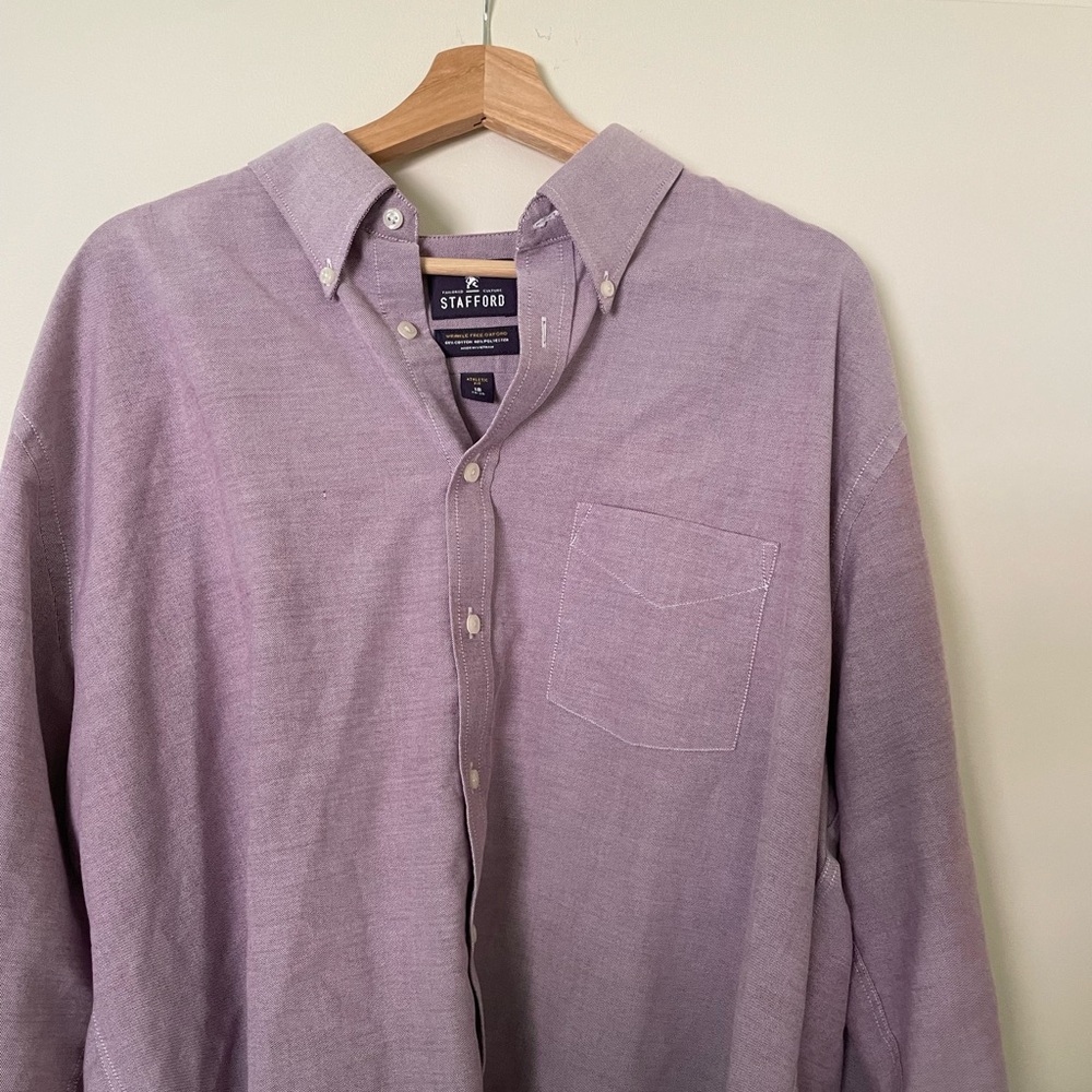 Stafford dress shirt wrinkle free